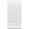 Intrerupator cap scara Living Light Bticino basculant 1M alb N4003N
