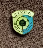 Insigna fotbal - AS &quot;ELECTROMAGNETICA&quot; BUCURESTI