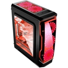 Carcasa Segotep Halo cu ventilatoare rosii