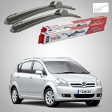 Cumpara ieftin Ștergătoare Toyota Corolla Verso R10 MPV 2004-2009 | Set Față Flat &ndash; TeamCar&reg;