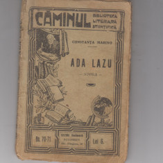 myh 624 - Caminul biblioteca literara stiintifica 70 - Nuvele - Ada Lazu