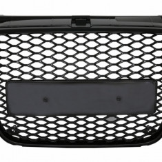 Grila Radiator Am Audi A1 8X 2010-2014 Pre Facelift RS1 Design Piano Black FGAUA18XRSB