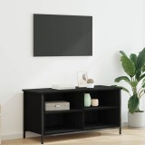 vidaXL Cabinet TV Stejar Negru 100 x 40 x 50 cm Lemn compozit 881889