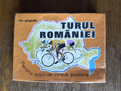 Joc vintage de colectie Turul Romaniei 1977 / CJP foto