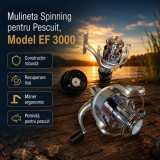Mulineta Spinning pentru Pescuit, Model EF 3000