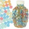 Set de 550 bile de gel, 7-8 mm, hidrogel, model grenada, multicolor