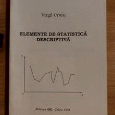 Elemente de statistica descriptiva- Virgil Craiu