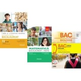 Pachet Bacalaureat 2026. Limba si literatura romana 72 teste complete, Teste Matematica M2 Profil Stiinte ale naturii si Bacalaureat 2026 Biologie. No