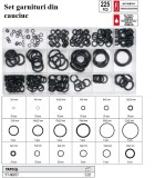 Set garnituri din cauciuc 225 piese