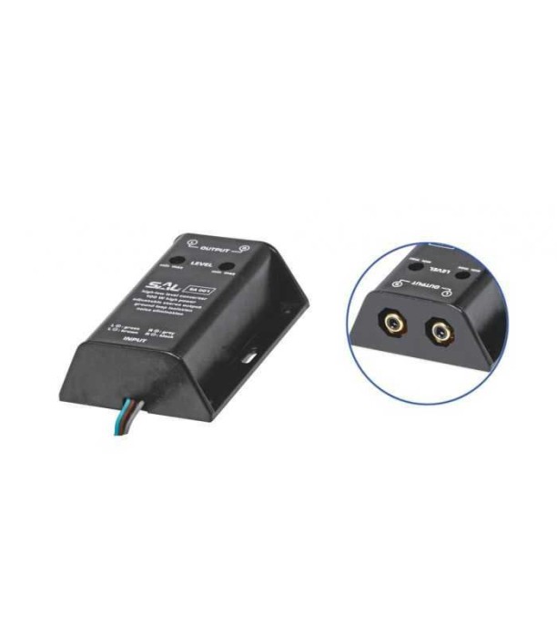 Convertor semnal HI-LOW transforma din iesire pentru difuzor in RCA SAL