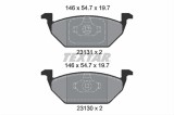 Set placute frana TEXTAR 2313001
