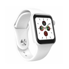 Ceas Smartwatch Techstar&reg; W58Pro Alb, 1.3 inch IPS, Monitorizare Temperatura, Sedentarism, Bluetooth, IP65