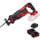 Einhell TE-AP 18/26 Li PXC + Twinpack + 4514095 - Fierastrau sabie 26 mm + Set 2 acumulatori si incarcator Li-Ion 18 V 4 Ah