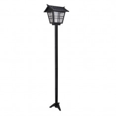 Lampa solara de tip stalp pentru gradina, Flippy, Alb Rece