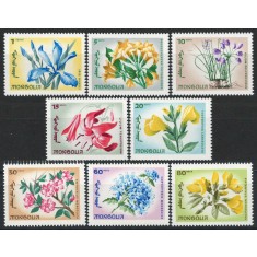 Mongolia 1966 Mi 435/42 - Flori