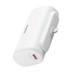 Baterie externa telefon Lightning Baseus, alb, 20W, 5000mAh foto