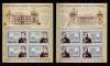 ✅RO 2015 ,LP 2079c &quot;135 ani infiintarea BNR &quot; minicoala de 4 marci+manseta, MNH, Istorie, Nestampilat