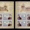 ✅RO 2015 ,LP 2079c &quot;135 ani infiintarea BNR &quot; minicoala de 4 marci+manseta, MNH