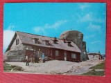 CPIB 23424 CARTE POSTALA - MUNTII BUCEGI. &quot;CABANA OMUL&quot;, CIRCULATA, 1976, STAMPILE, TIMBRU