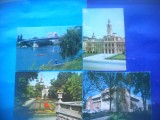 HOPCT LOT 2757 ARAD--4 CARTI POSTALE-CIRCULATE, Circulata, Printata