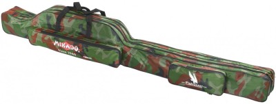 Husa lansete Mikado Camuflaj 2 compartimente 130cm foto