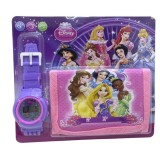 Ceas electronic cu portofel printese