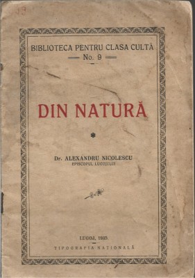 C9017N Din natură de Alexandru Nicolescu, episcopul Lugojului, 1935, Lugoj foto
