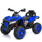 Cumpara ieftin ATV electric pentru 2 copii Kinderauto SuperOffroad V2 4x4 180W 12V 12Ah premium, albastru