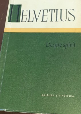 DESPRE SPIRIT HELVETIUS foto