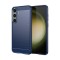 Husa pentru Samsung Galaxy S24 Plus - Techsuit Carbon Silicone - Blue