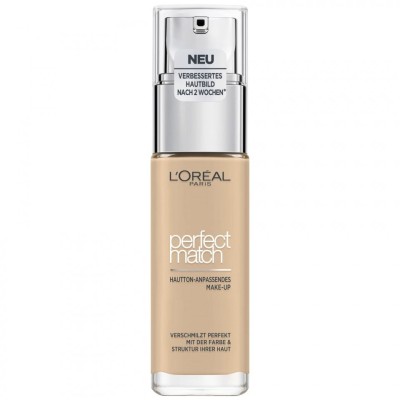 Fond de ten, Loreal, Perfect Match, 1.5.N Linen, Neutral undertone, 30 ml foto