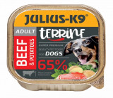 Pachet 11x150g Julius K9 Dog - Terina cu vita si cartofi - 150g