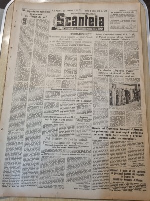 scanteia 29 mai 1949-piesa de teatru minerii - despre minerii din valea jiului foto