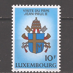 Luxemburg 1985 - Vizita Papei Ioan Paul al II-lea, MNH