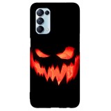 Husa compatibila cu Oppo A5 (2020) model Hallowen pumpkin, Silicon, TPU, Viceversa, Transparent, Carcasa