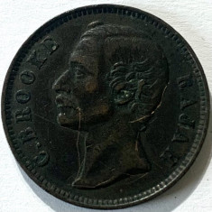 SARAWAK - COLONIE BRITANICA 1 CENT 1885,,KM#6