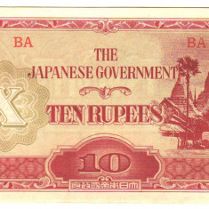 SV * Filipine TEN RUPEES / 10 RUPII 1944 * ocup. Japonia WWII AUNC+