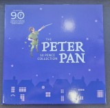 Set Insula Man 50 pence Peter Pan 2019, 6 monede, tiraj 15.000/moneda, Europa