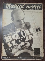 Revista Medicul nostru, anul I, nr.23/1937 foto