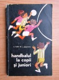 handbalul la copii si juniori de elena trofin consiliului national pentru educatie fizica si sport