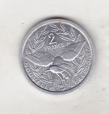 bnk mnd Noua Caledonie 2 franci 2003 unc foto