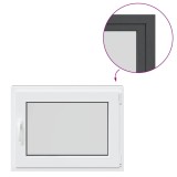 Cumpara ieftin Fereastra de subsol &bdquo;RISOR&rdquo; 80x60 cm oscilo-batanta DIN dreapta antracit