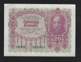 AUSTRIA 20 COROANE / KRONEN 1922 [1] P - 76 , XF+