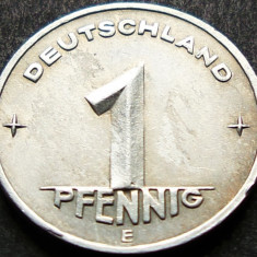 Moneda 1 PFENNIG - RD GERMANA (Germania Democrata), anul 1952 *cod 1168 A LIT E