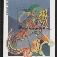 Somalia 2002-Fauna,Insecte,Fluturi,colita dant.MNH,Mi.Bl.96