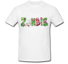 Tricou &amp;quot; Zombi text &amp;quot; foto