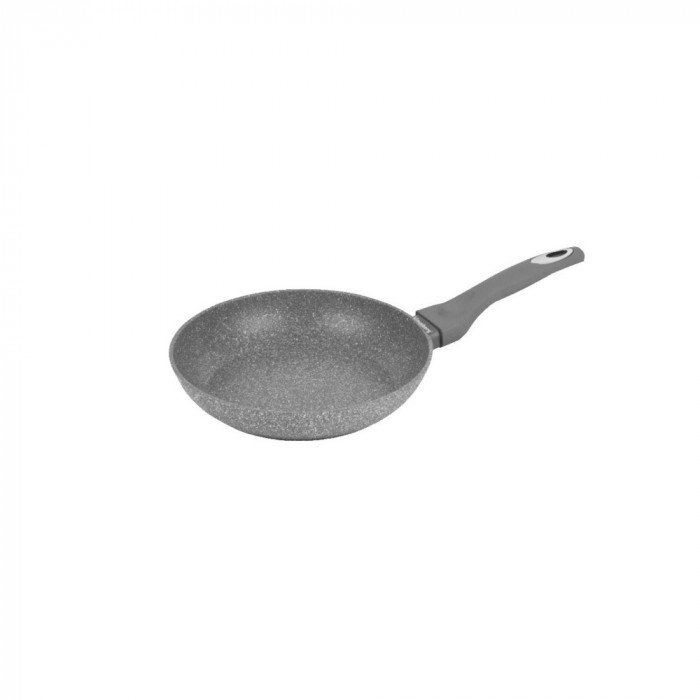 Tigaie din aluminiu, marmorata, gri, 24 cm, Klausberg