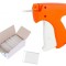 Set pistol de agatat etichete cu 5000 buc agatatori, plastic si otel, portocaliu/alb