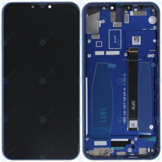 Asus Zenfone 5z (ZS620KL) Capac frontal modul display + LCD + digitizer albastru