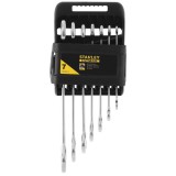Set 7 chei fixe duble deschise Stanley Fatmax din otel crom-vanadiu